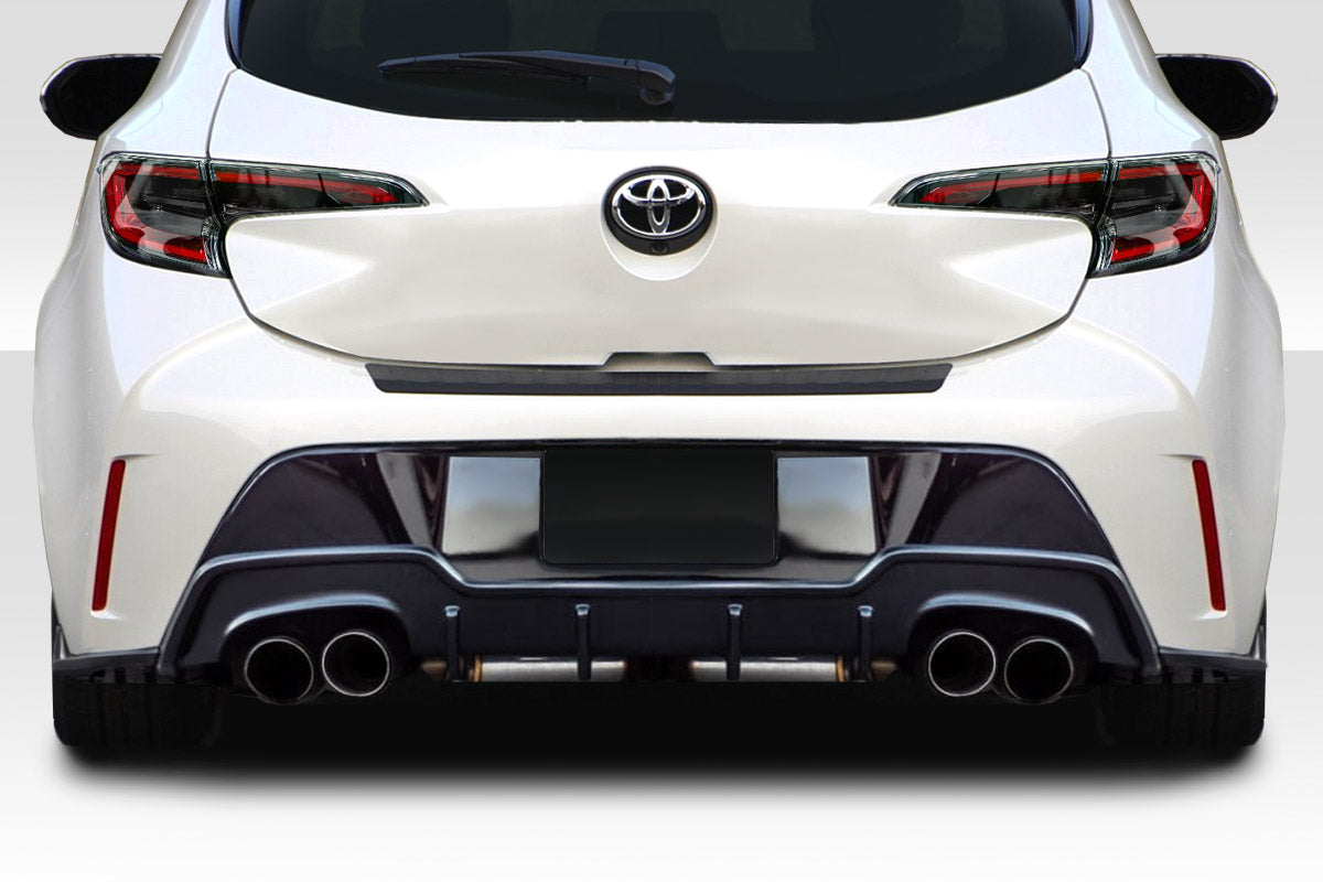 Extreme Dimensions Duraflex A Spec Rear Diffuser Compatible With 2019-2023 Toyota Corolla Hatchback - 3 Piece - 115774