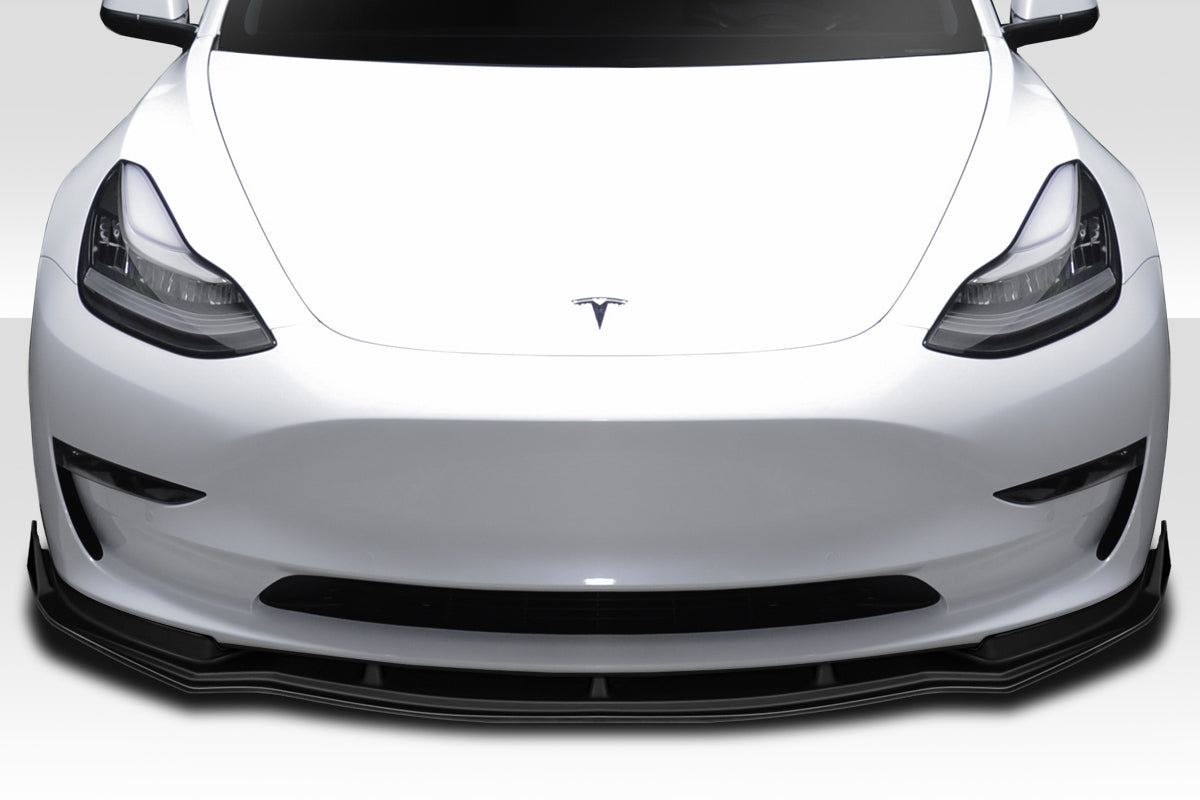 Extreme Dimensions Duraflex EBS Front Lip Spoiler Add On Compatible With 2018-2023 Tesla Model 3 - 1 Piece - 115787