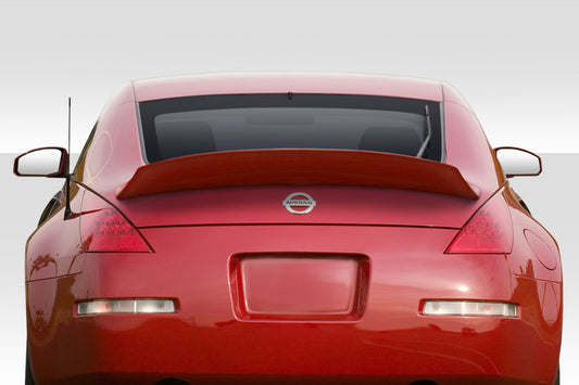 Extreme Dimensions Duraflex V Speed Wing Spoiler Compatible With 2003-2008 Nissan 350Z 2DR - 1 Piece - 115793