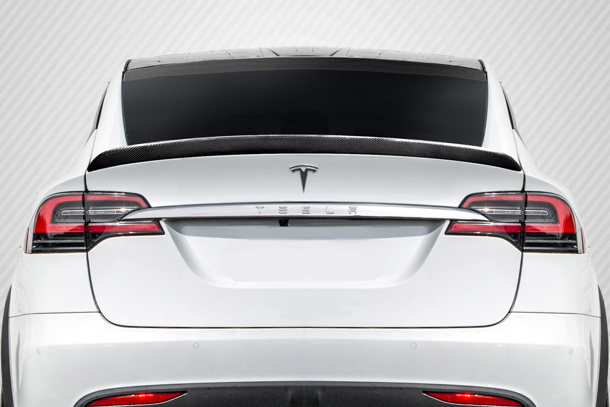 Carbon Creations High Kick Rear Wing Spoiler Compatible With 2016-2023 Tesla Model X - 1 Piece - 115815