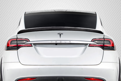 Carbon Creations High Kick Rear Wing Spoiler Compatible With 2016-2023 Tesla Model X - 1 Piece - 115815
