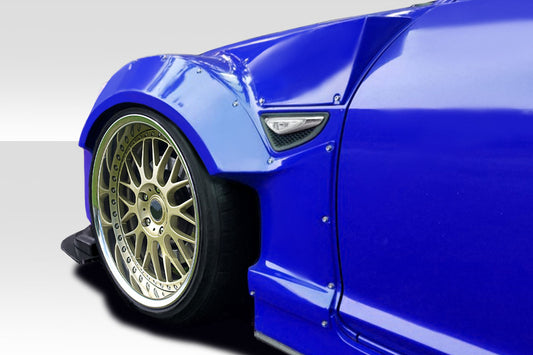 Extreme Dimensions Duraflex RBS Front Fenders Flare Compatible With 2009-2011 Mazda RX8 - 4 Piece - 115825