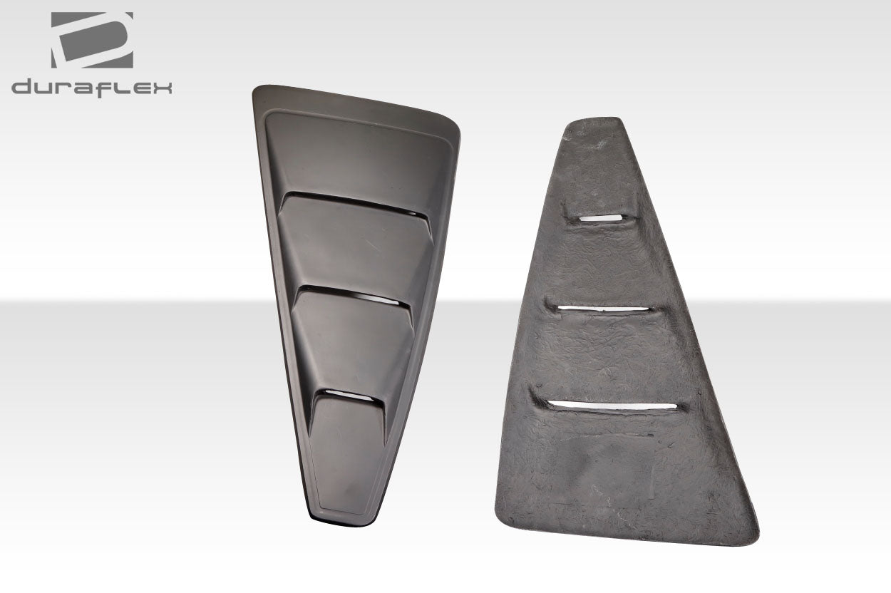 Extreme Dimensions Duraflex MPX Rear Window Scoops Compatible With 2015-2023 Ford Mustang - 2 Piece - 115835