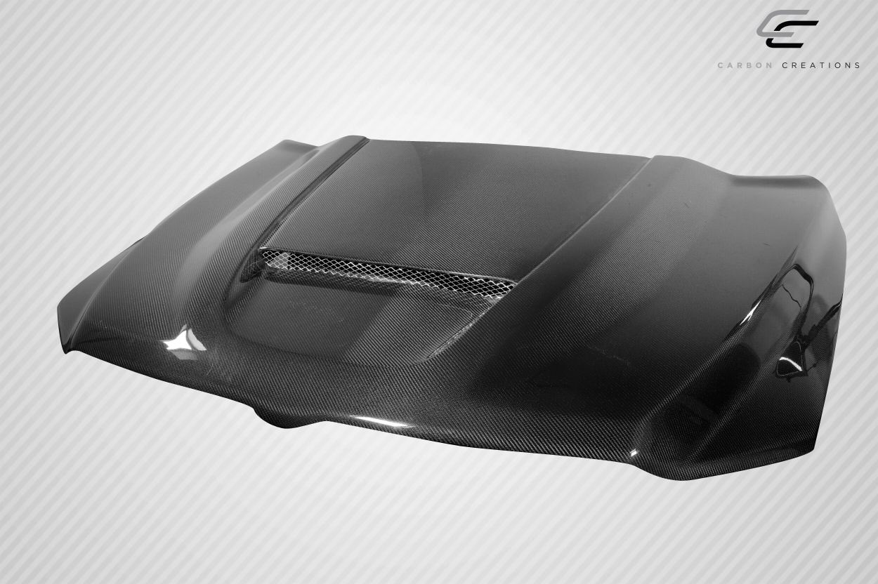 Carbon Creations SRT Ram Air Hood Compatible With 2019-2023 Dodge Ram 1500 - 1 Piece - 115845