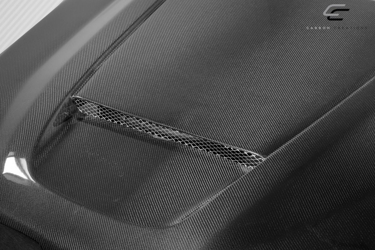 Carbon Creations SRT Ram Air Hood Compatible With 2019-2023 Dodge Ram 1500 - 1 Piece - 115845