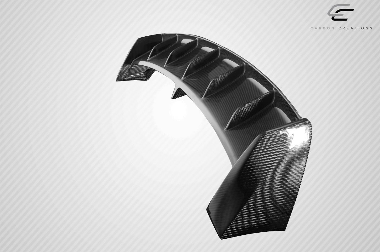 Carbon Creations AVR Wing Spoiler Compatible With 2012-15 Fiat 500 - 1 Piece - 115847