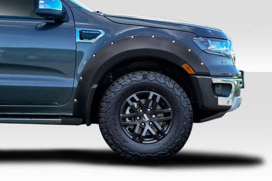 Extreme Dimensions Duraflex AVR Fender Flares Compatible With 2019-2023 Ford Ranger - 6 Piece - 115855