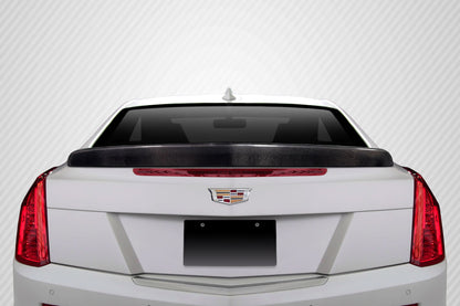 Carbon Creations V Look Wing Spoiler Compatible With 2012-2019 Cadillac ATS - 1 Piece - 115878
