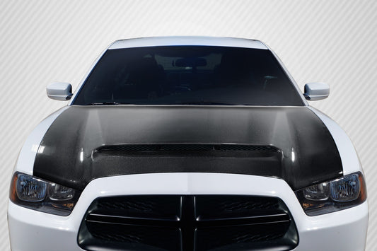 Carbon Creations Demon Look Hood Compatible With 2011-2014 Dodge Charger - 1 Piece - 115886