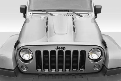 Extreme Dimensions Duraflex AVG Hood Compatible With 2007-2018 Jeep Wrangler JK - 1 Piece - 115893
