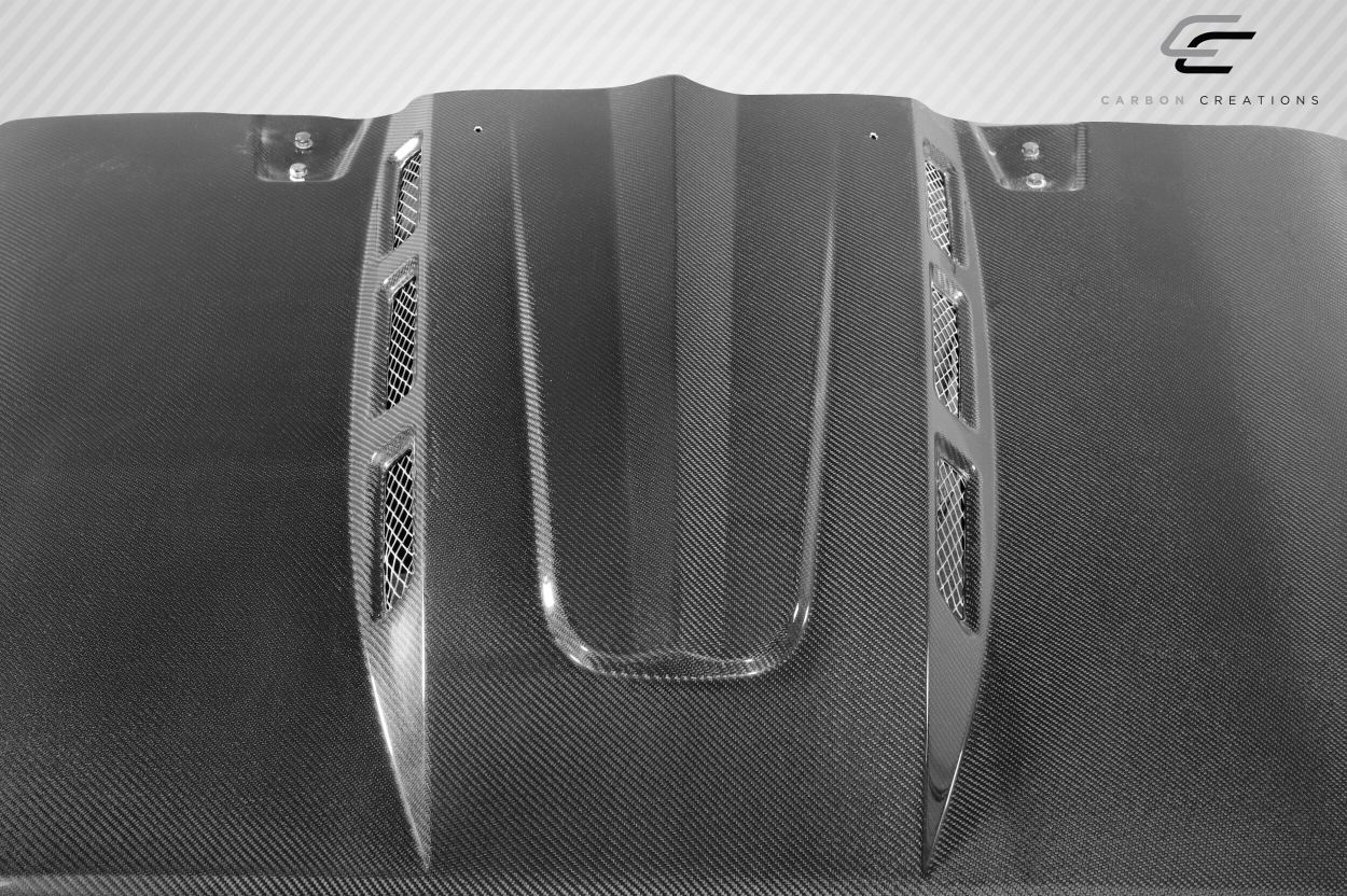 Carbon Creations Avenger Hood Compatible With 2007-2018 Jeep Wrangler JK - 1 Piece - 115894