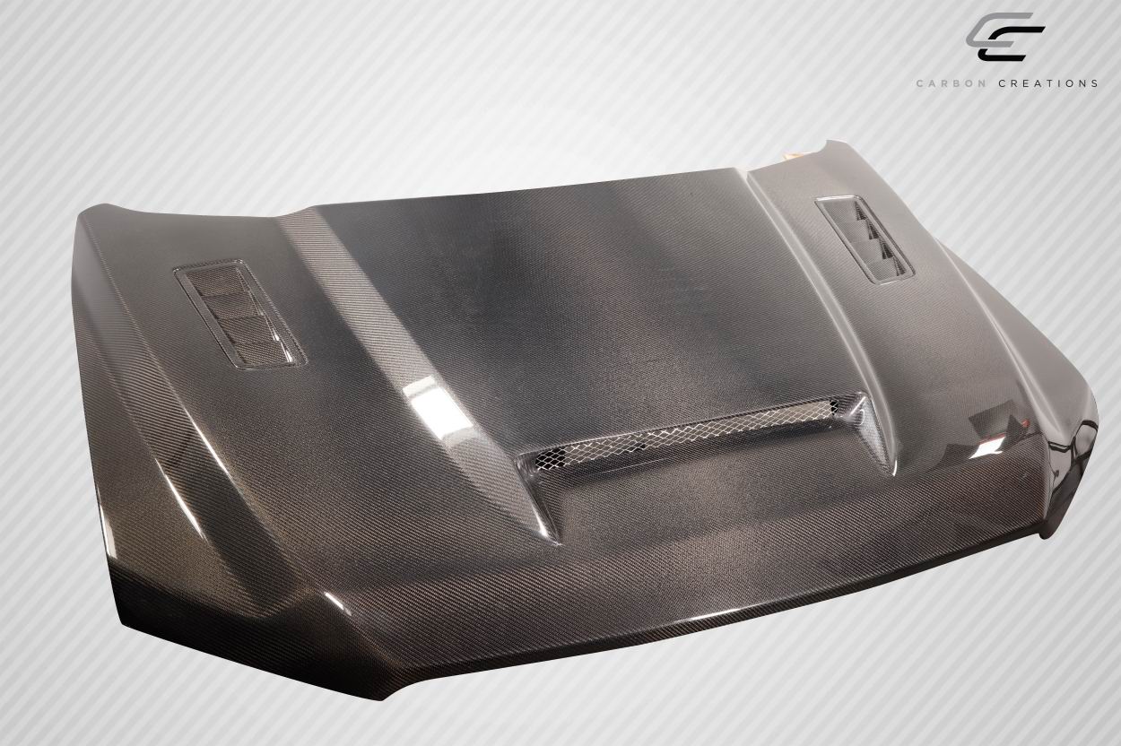 Carbon Creations CVX Hood Compatible With 2015-2020 Ford F-150 - 1 Piece - 115896
