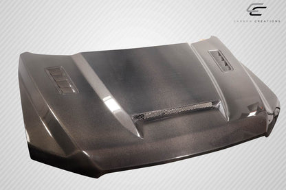 Carbon Creations CVX Hood Compatible With 2015-2020 Ford F-150 - 1 Piece - 115896