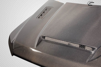 Carbon Creations CVX Hood Compatible With 2015-2020 Ford F-150 - 1 Piece - 115896