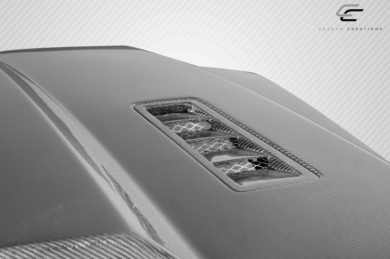 Carbon Creations CVX Hood Compatible With 2015-2020 Ford F-150 - 1 Piece - 115896