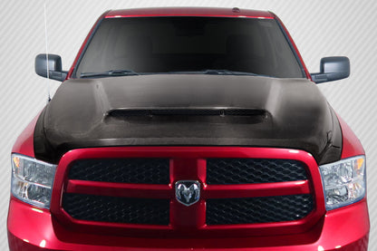 Carbon Creations Demon Look Hood Compatible With 2009-2018 Dodge Ram - 1 Piece - 115900