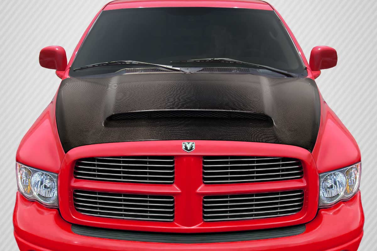 Carbon Creations Demon Look Hood Compatible With 2002-2008 Dodge Ram - 1 Piece - 115902
