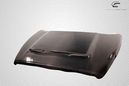 Carbon Creations Demon Look Hood Compatible With 2002-2008 Dodge Ram - 1 Piece - 115902