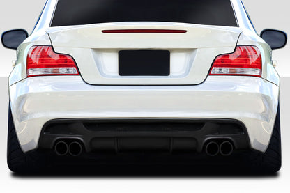 Extreme Dimensions Duraflex M Tech Rear Lip Add On Spoiler Compatible With 2008-2013 BMW 1 Series - 1 Piece - 115951