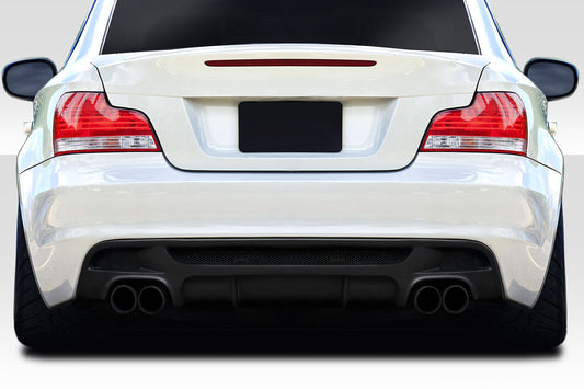 Extreme Dimensions Duraflex M Tech Rear Lip Add On Spoiler Compatible With 2008-2013 BMW 1 Series - 1 Piece - 115951