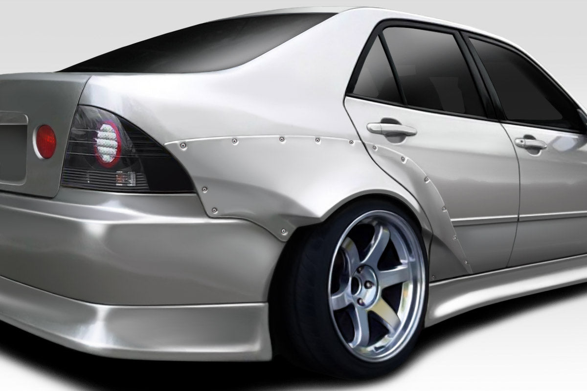 Extreme Dimensions Duraflex RBS V2 Rear Fender Flares Compatible With 2000-2005 Lexus IS - 4 Piece - 115953