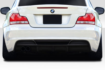 Extreme Dimensions Duraflex R1 Rear Lip Add On Spoiler Compatible With 2008-2013 BMW 1 Series - 1 Piece - 115957