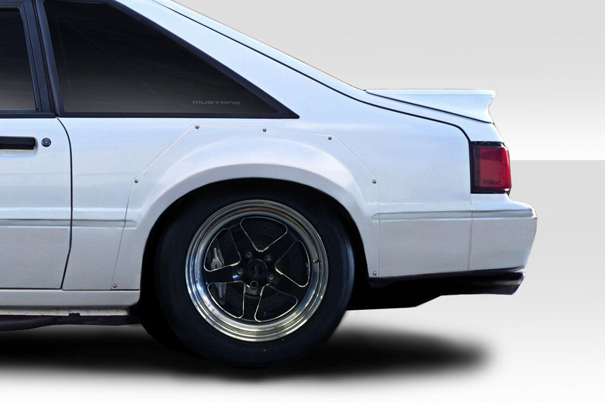 Extreme Dimensions Duraflex C Tech 2" Wide Body Rear Fender Flares Compatible With 1979-1993 Ford Mustang - 2 Piece - 115961