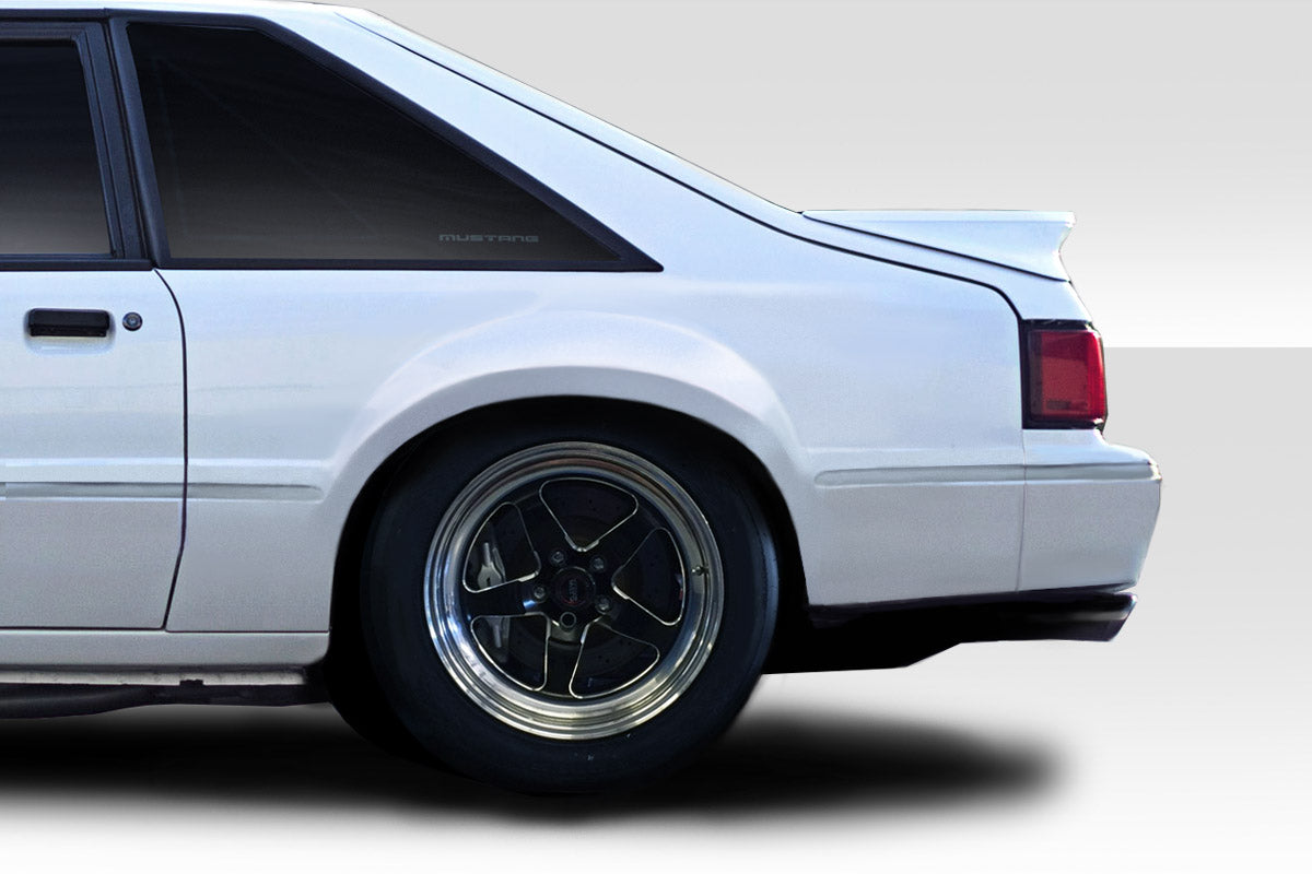 Extreme Dimensions Duraflex C Tech 2" Wide Body Rear Fender Flares Compatible With 1979-1993 Ford Mustang - 2 Piece - 115961