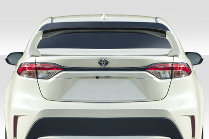Extreme Dimensions Duraflex RR Rear Wing Spoiler Compatible With 2020-2023 Toyota Corolla Sedan - 1 Piece - 115962