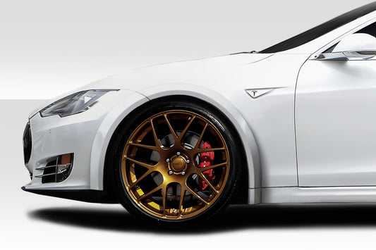 Extreme Dimensions Duraflex RVS Front Fenders Flares Compatible With 2012-2023 Model S - 4 Piece - 115967