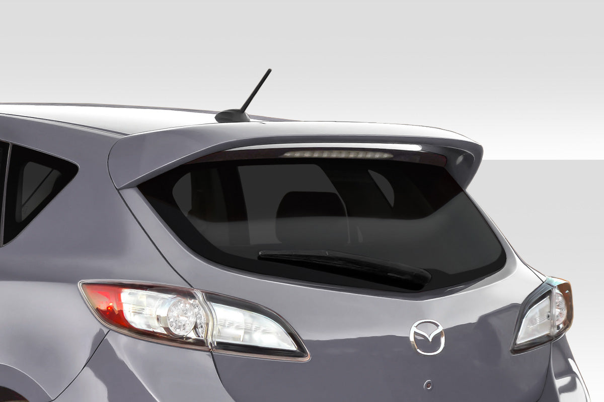 Extreme Dimensions Duraflex Turbo Look Wing Spoiler Compatible With 2010-2013 Mazda 3 - 1 Piece - 115974