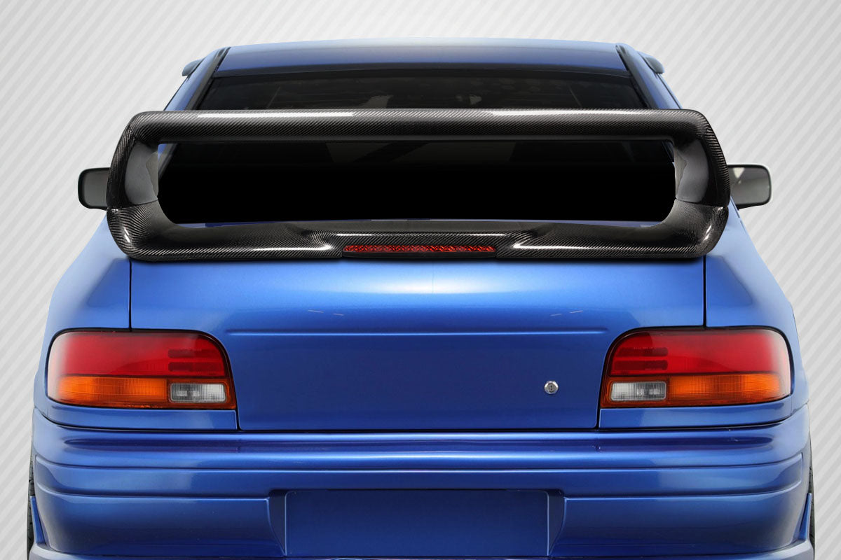 Carbon Creations STI Version 6 Wing Spoiler Compatible With 1993-2001 Subaru Impreza - 1 Piece - 115985