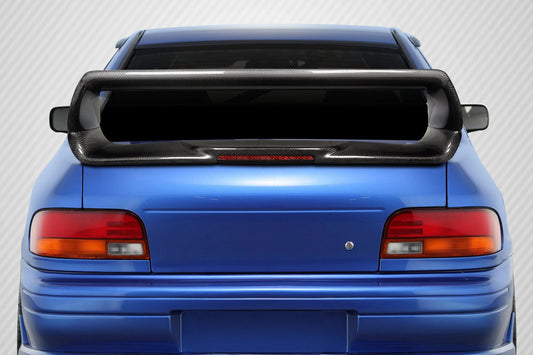 Carbon Creations STI Version 6 Wing Spoiler Compatible With 1993-2001 Subaru Impreza - 1 Piece - 115985