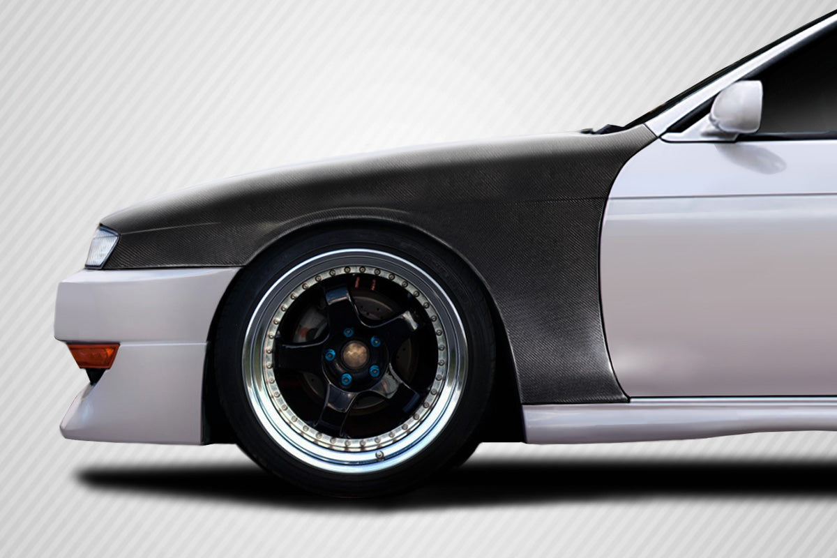 Carbon Creations Kouki OEM Look Fender Compatible With 1997-1998 Nissan 240SX - 2 Piece - 115986