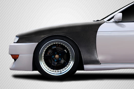 Carbon Creations Kouki OEM Look Fender Compatible With 1997-1998 Nissan 240SX - 2 Piece - 115986