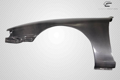 Carbon Creations Kouki OEM Look Fender Compatible With 1997-1998 Nissan 240SX - 2 Piece - 115986
