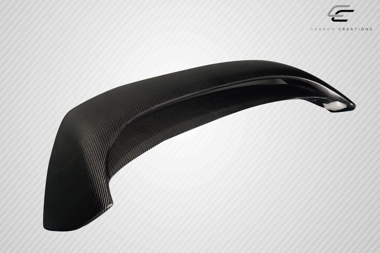 Carbon Creations Turbo Look Wing Spoiler Compatible With 2010-2013 Mazda Mazda 3 - 1 Piece - 115989