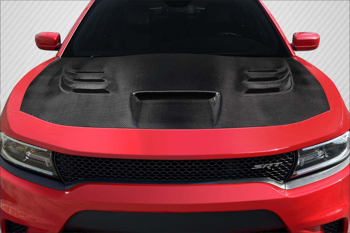 Carbon Creations Viper Hood Compatible With 2015-2023 Dodge Charger - 1 Piece - 115991