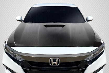 Carbon Creations Type R Look Hood Compatible With 2018-2022 Honda Accord - 1 Piece - 115993