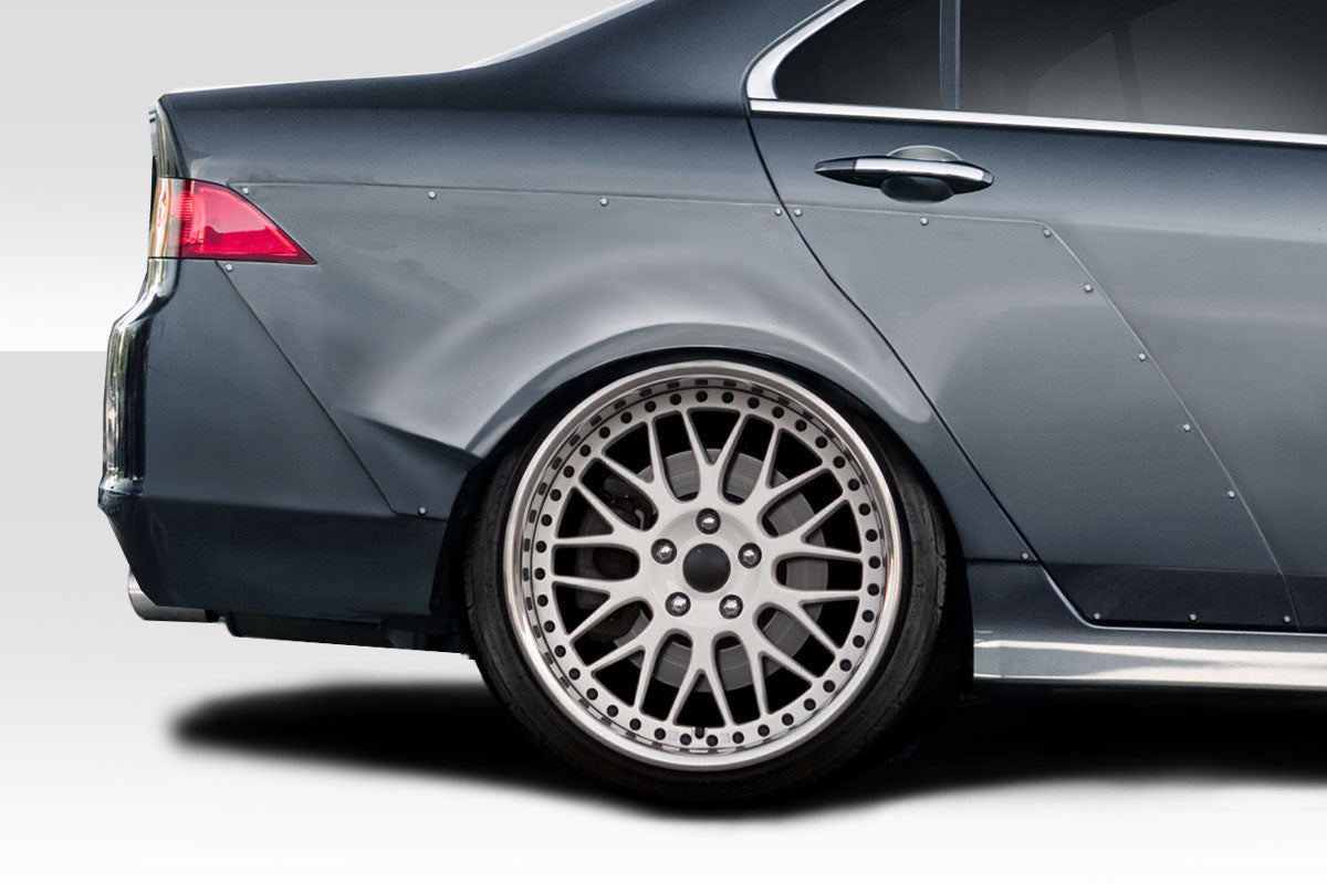 Extreme Dimensions Duraflex Circuit Rear Fender Flares Compatible With 2004-2008 Acura TSX - 4 Piece - 116004