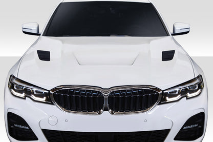 Extreme Dimensions Duraflex AF1 Look Hood Compatible With 2019-2022 BMW 3 Series G20 - 1 Piece - 116021