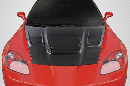Carbon Creations World Challenge Look Hood Compatible With 2005-2013 Chevrolet Corvette - 1 Piece - 116039