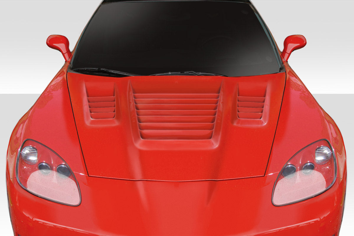 Extreme Dimensions Duraflex World Challenge Look Hood Compatible With 2005-2013 Chevrolet Corvette - 1 Piece - 116040