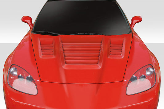 Extreme Dimensions Duraflex World Challenge Look Hood Compatible With 2005-2013 Chevrolet Corvette - 1 Piece - 116040