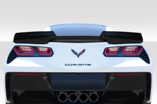 Extreme Dimensions Duraflex Wickerbill Wing Spoiler Compatible With 2014-2019 Chevrolet Corvette - 3 Piece - 116042