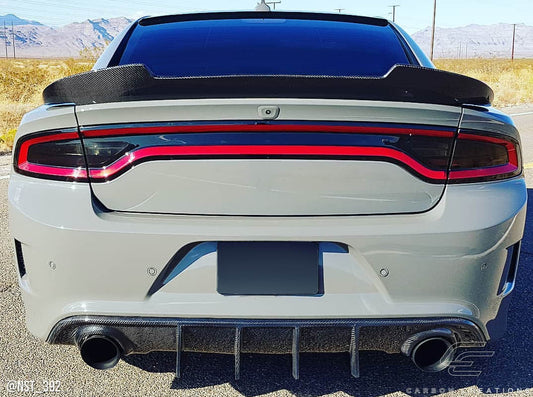 Carbon Creations CAC Rear Wing Spoiler Compatible With 2015-2023 Dodge Charger - 1 Piece - 116043