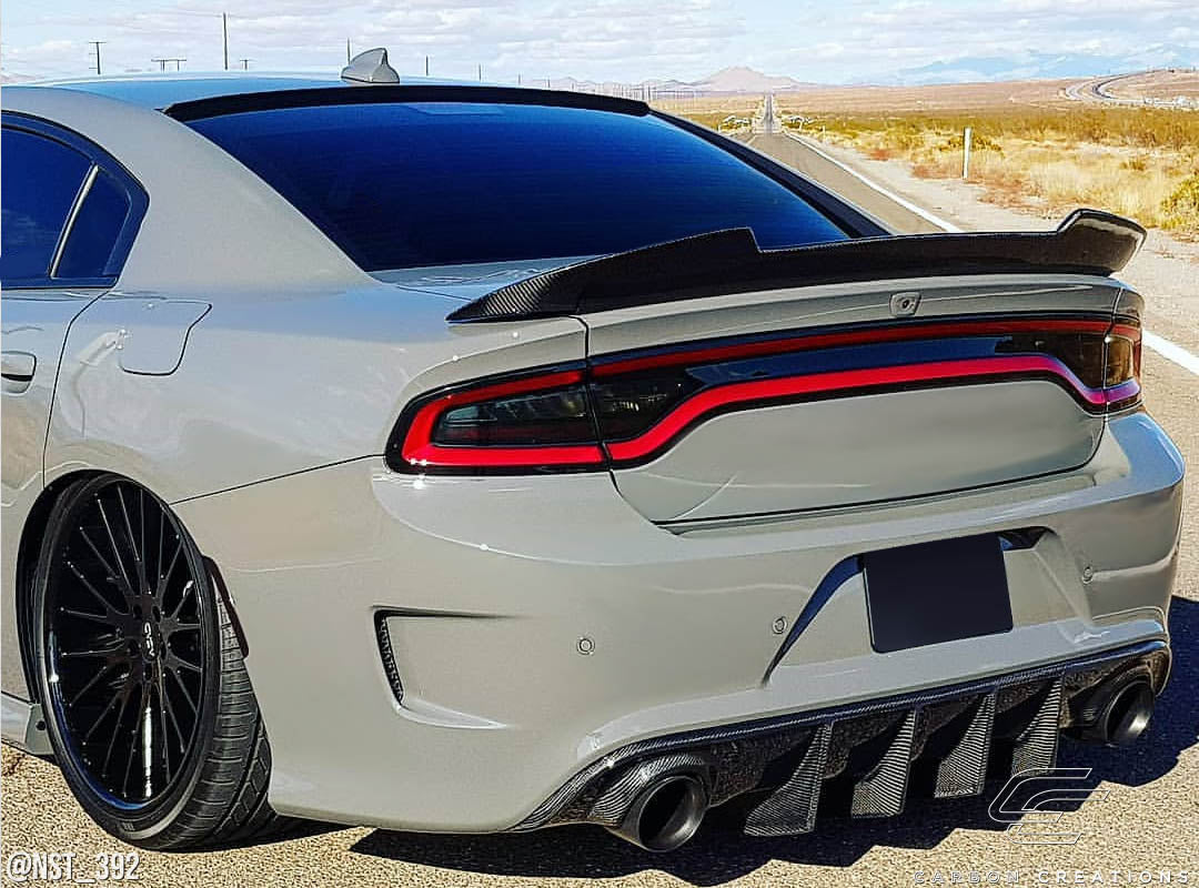 Carbon Creations CAC Rear Wing Spoiler Compatible With 2015-2023 Dodge Charger - 1 Piece - 116043