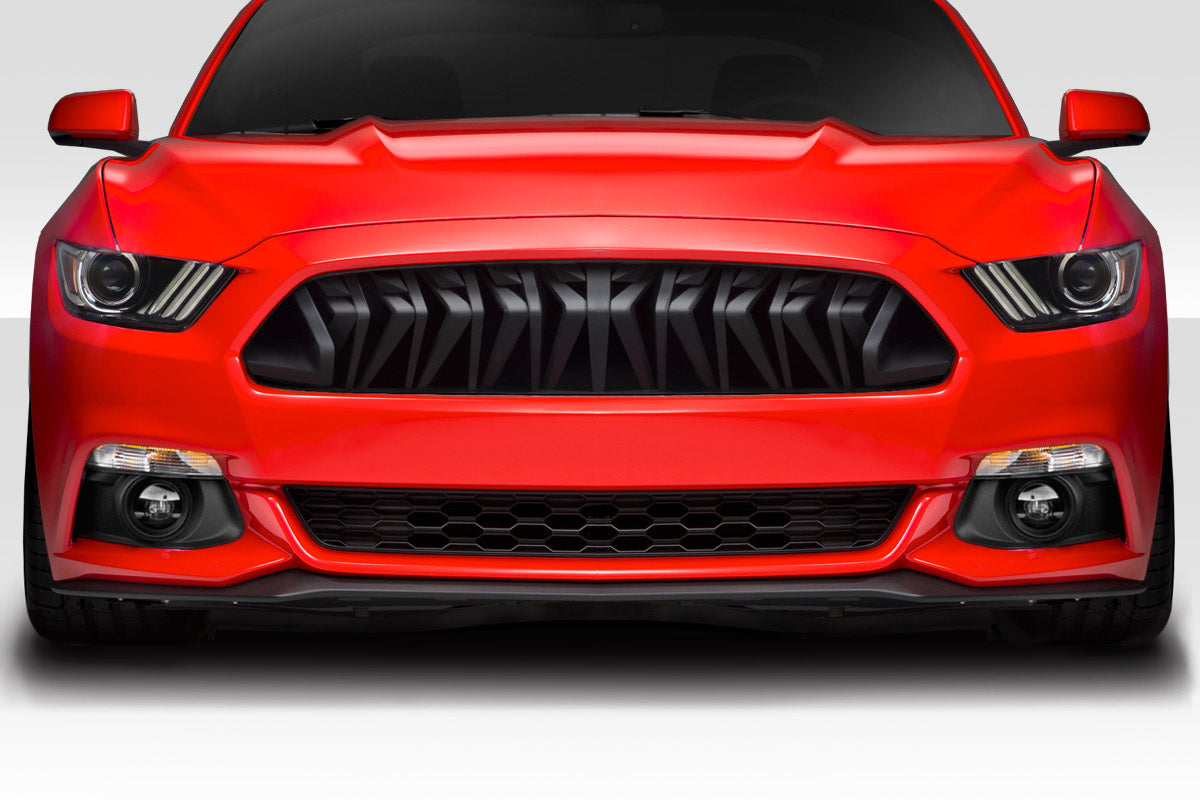 Extreme Dimensions Duraflex Predator Grille Compatible With 2015-2017 Ford Mustang - 1 Piece - 116048