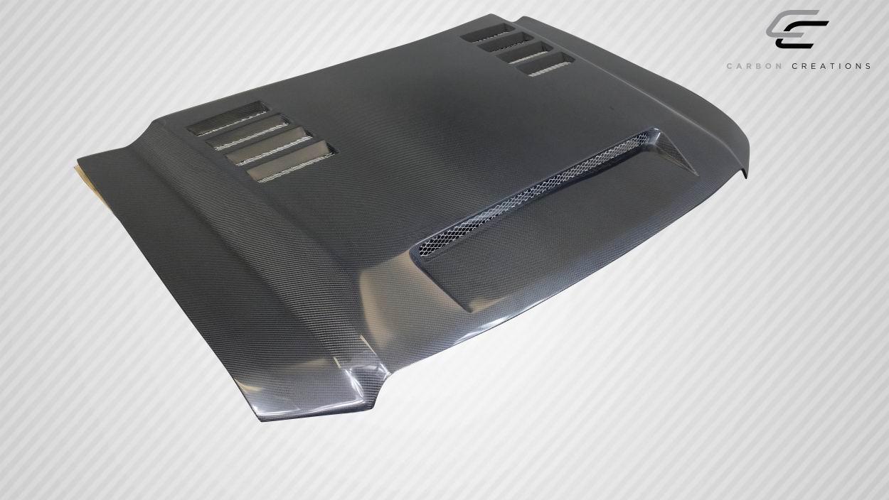 Carbon Creations RKS Hood Compatible With 2015-2019 GMC Sierra - 1 Piece - 116051