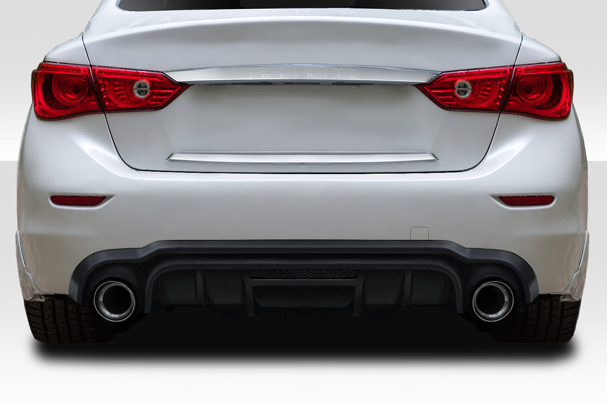 Extreme Dimensions Duraflex Lighspeed Rear Lip Add On Spoiler Compatible With 2014-2017 Infiniti Q50 - 1 Piece - 116083